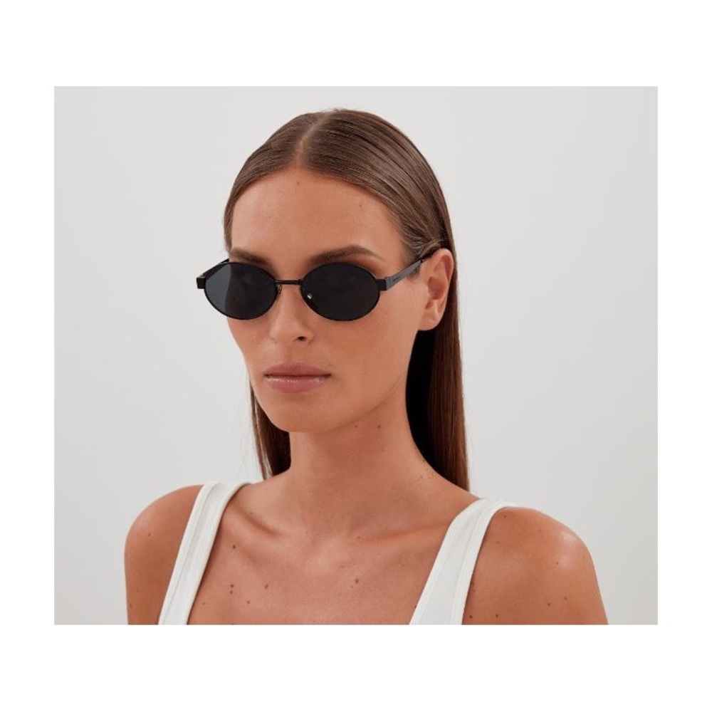Saint Laurent Black Round Sunglasses - Style SL692 - Picture 13 of 13